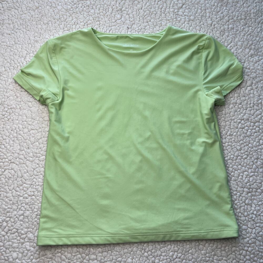 Wild Fable Mint Green Vneck Fitted Top XS